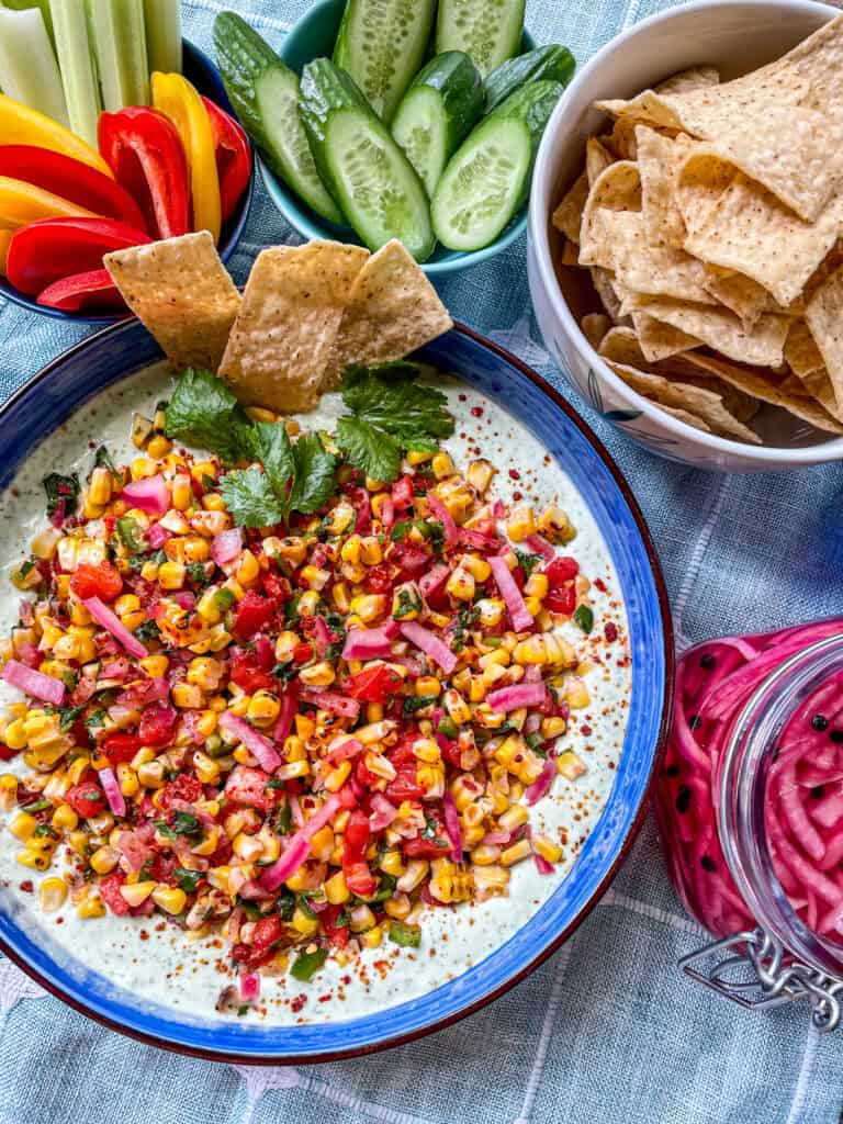 Feta and Corn Dip