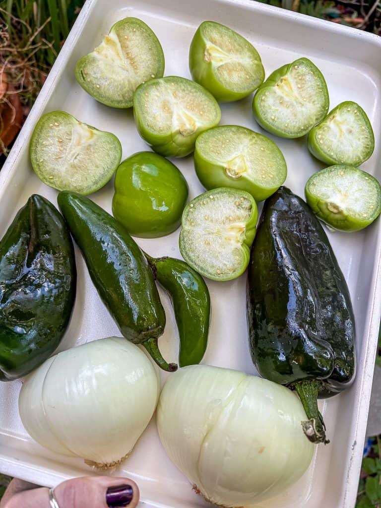 Vegetables for Salsa Verde