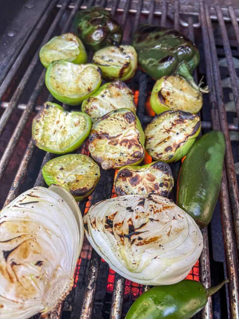 Grilled Tomatillos