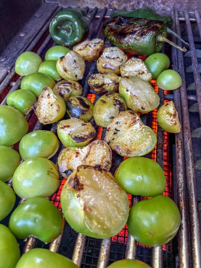 Grilled Tomatillos