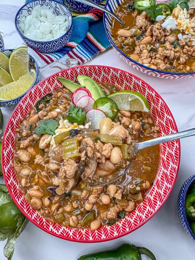 Tomatillo Turkey Chili