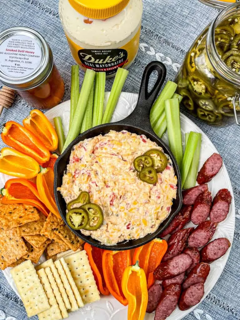 Southern Hot Honey Pimento Cheese