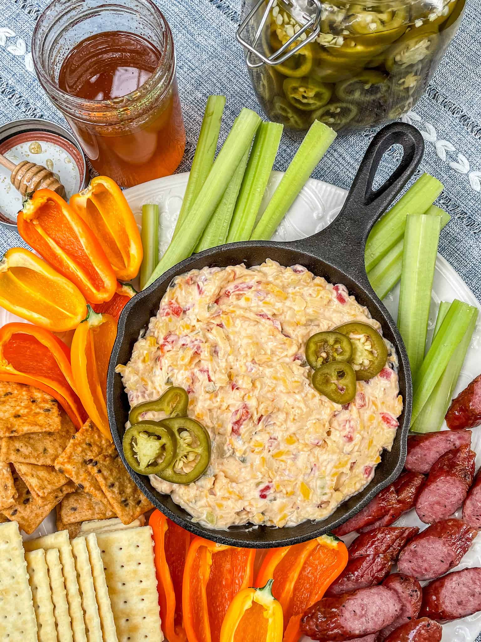 Hot Honey Pimento Cheese