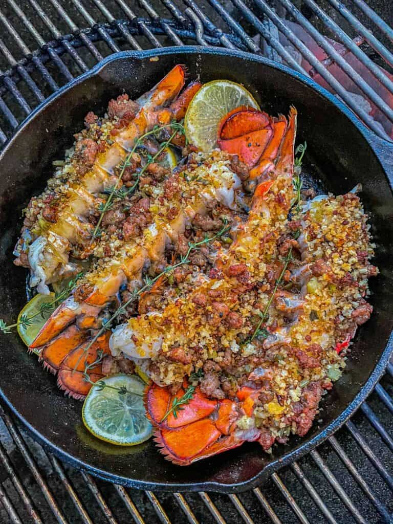 Andouille Crusted Lobster