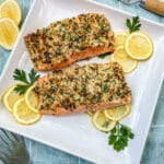 Baked Caesar Salmon