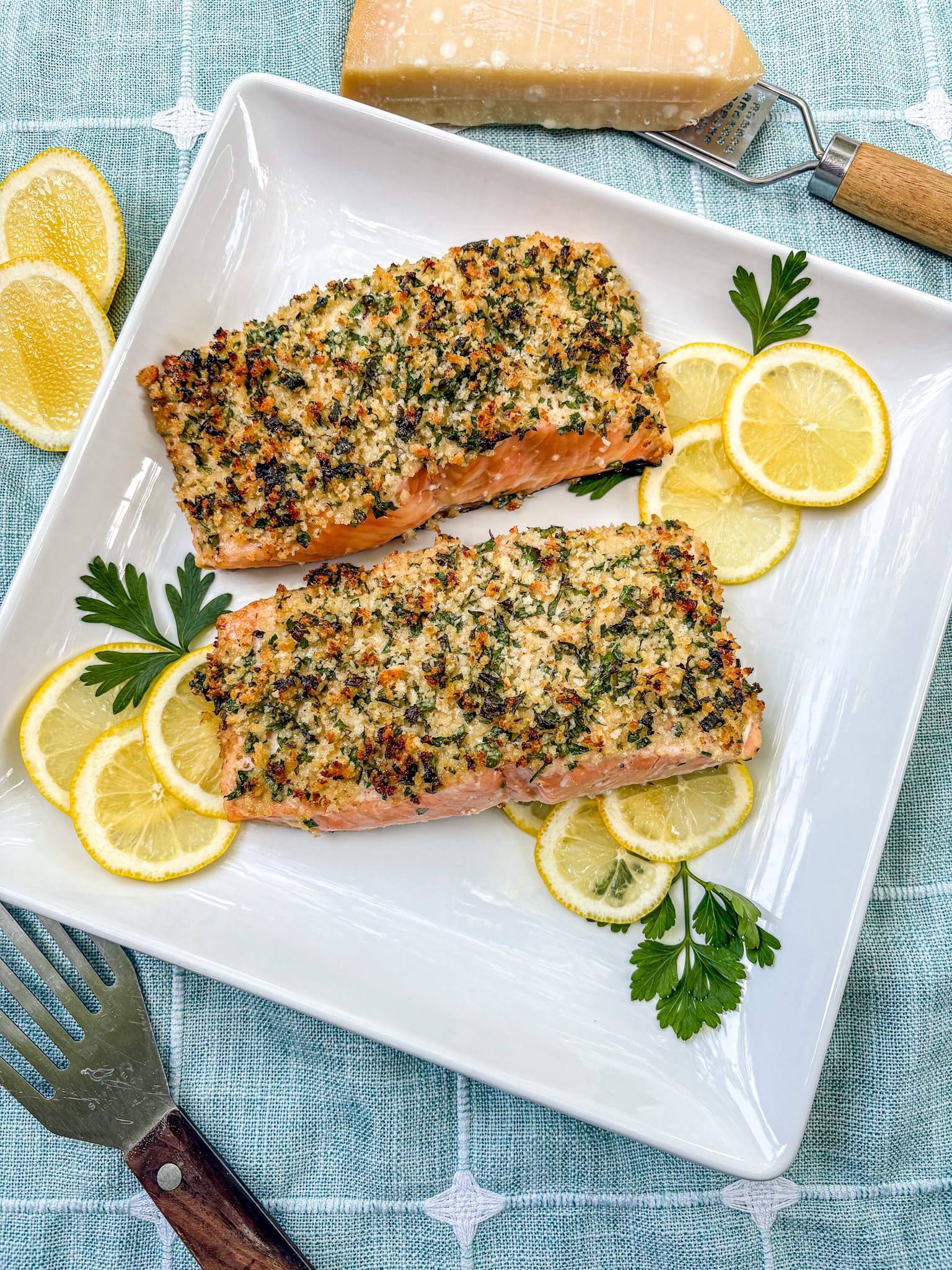 Baked Caesar Salmon