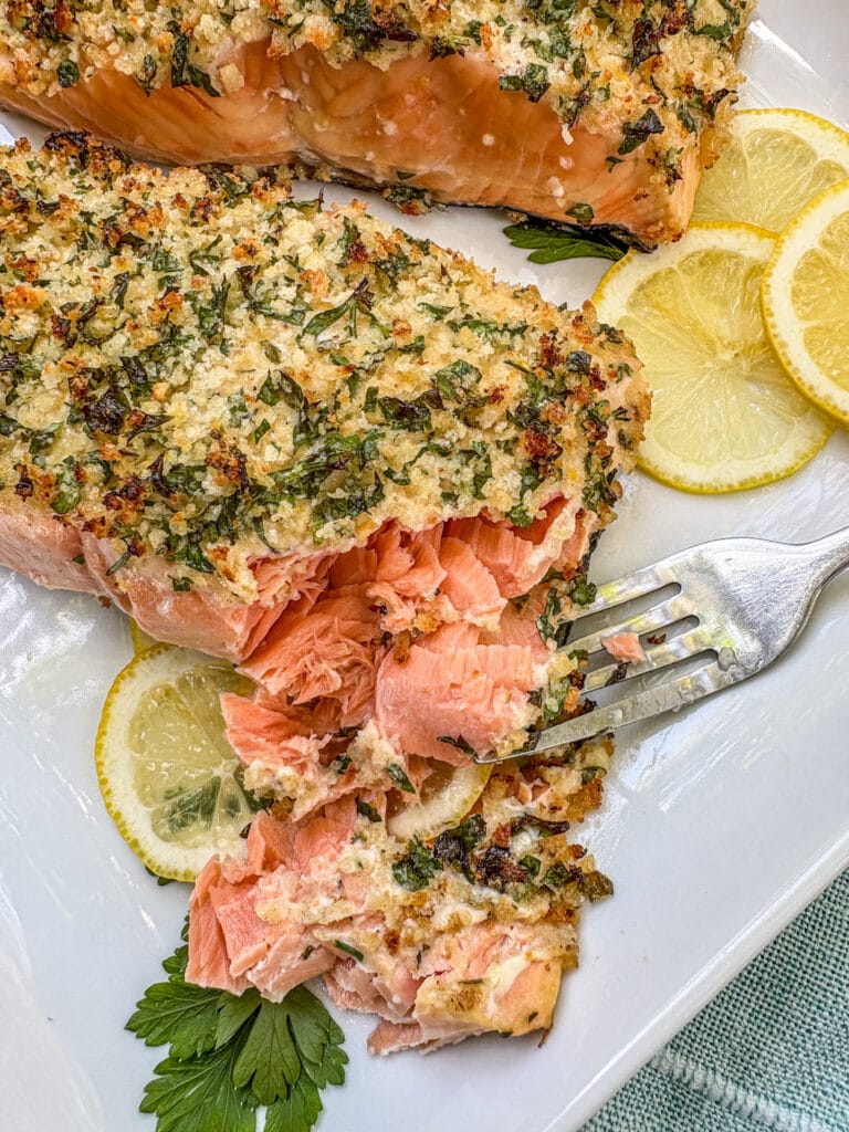 Caesar Crusted Salmon