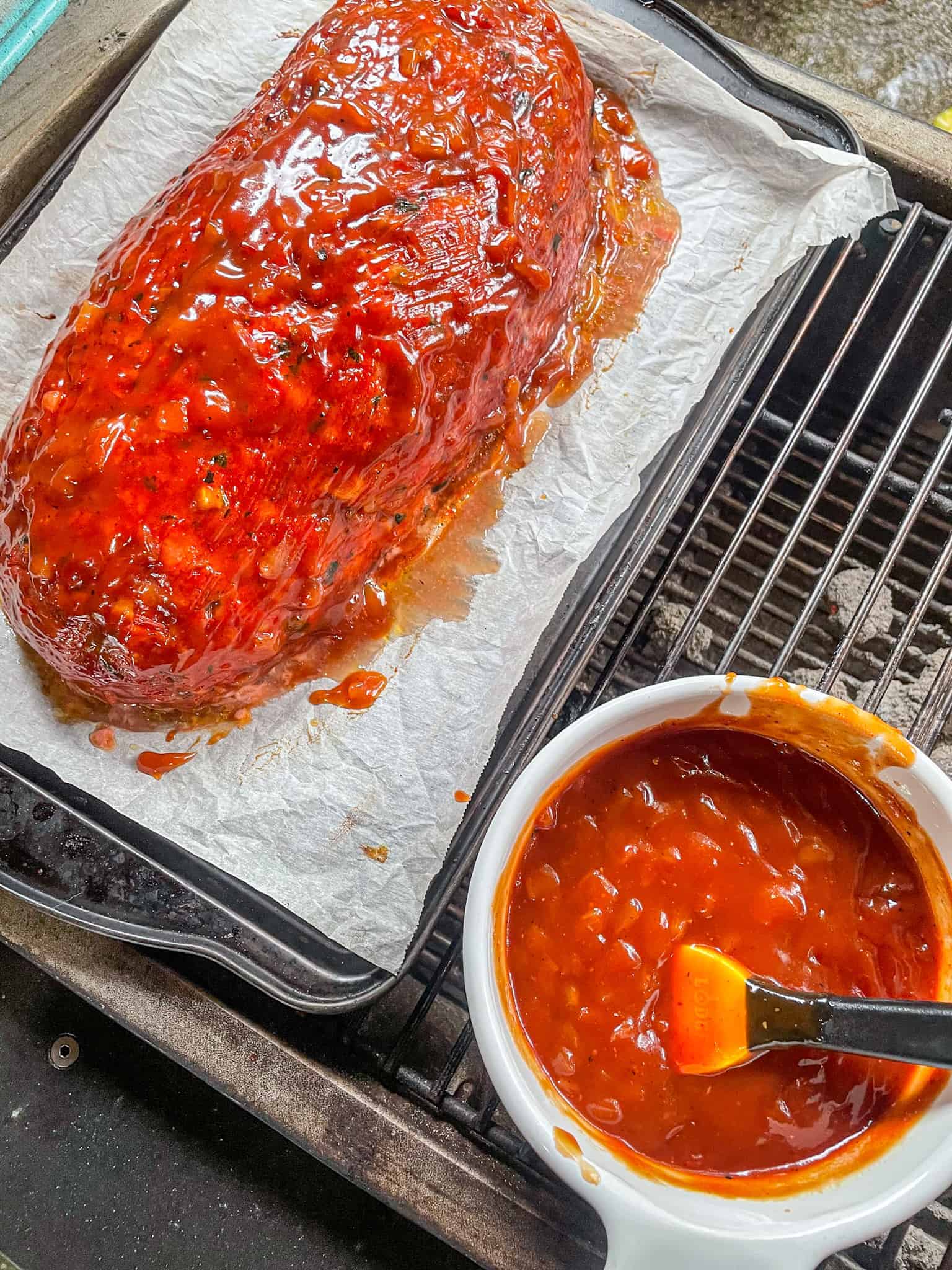 Bourbon Glazed Meatloaf Beach Girl Grills