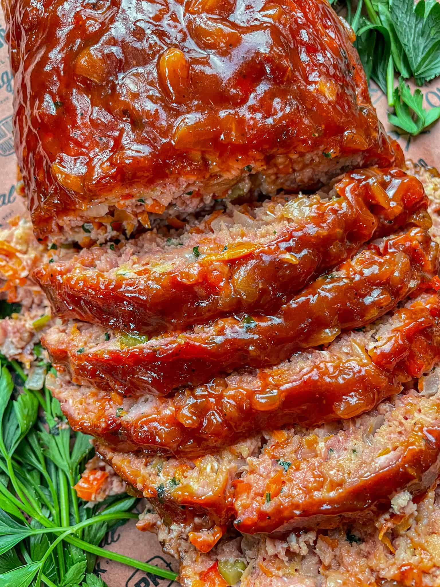 Bourbon Glazed Meatloaf Beach Girl Grills