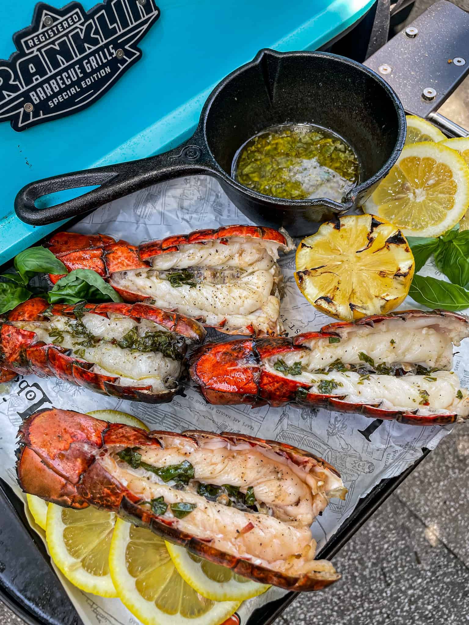 How to Grill Lobster Tails Beach Girl Grills