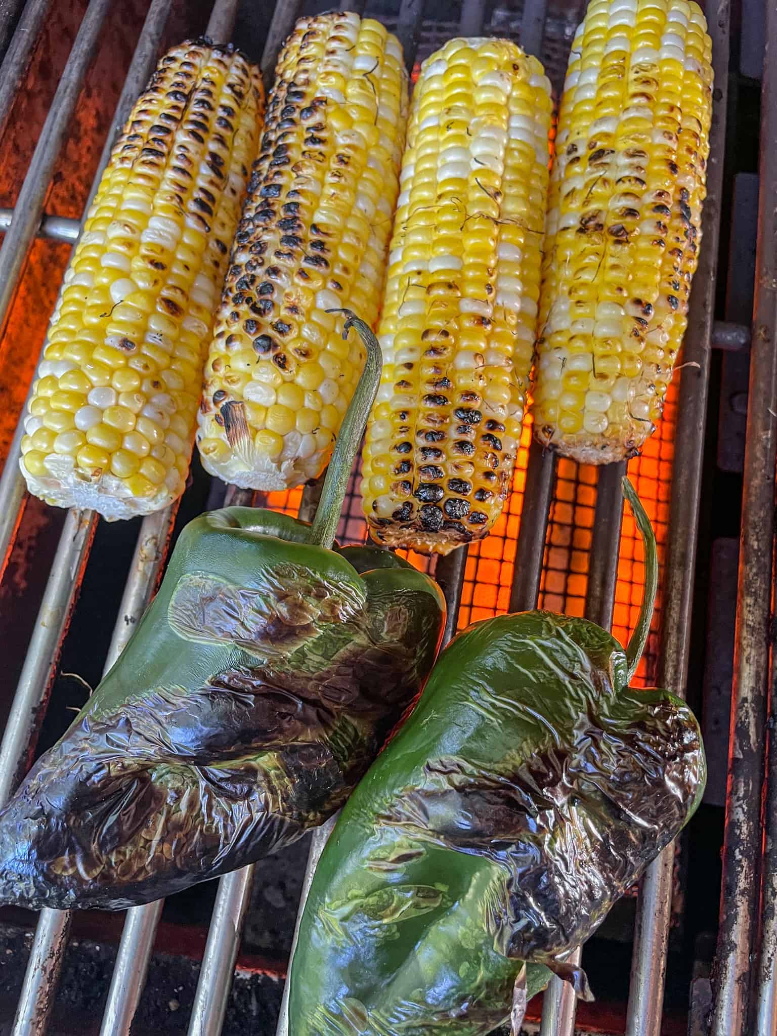 Roasted Corn Queso Fundido Beach Girl Grills