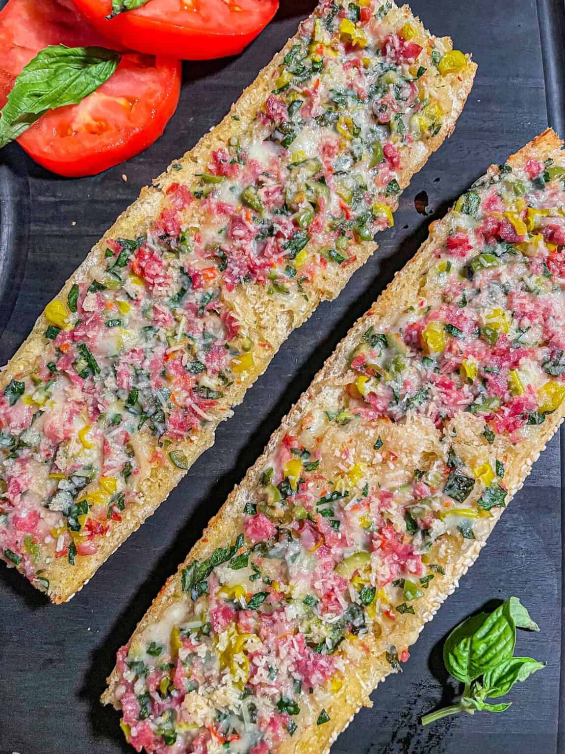 Antipasto Garlic Bread Beach Girl Grills