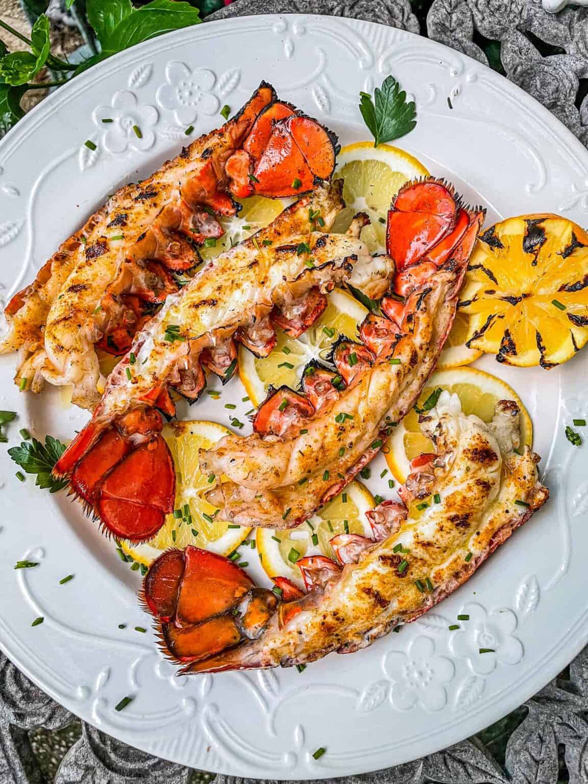 How to Split a Lobster Tail Beach Girl Grills