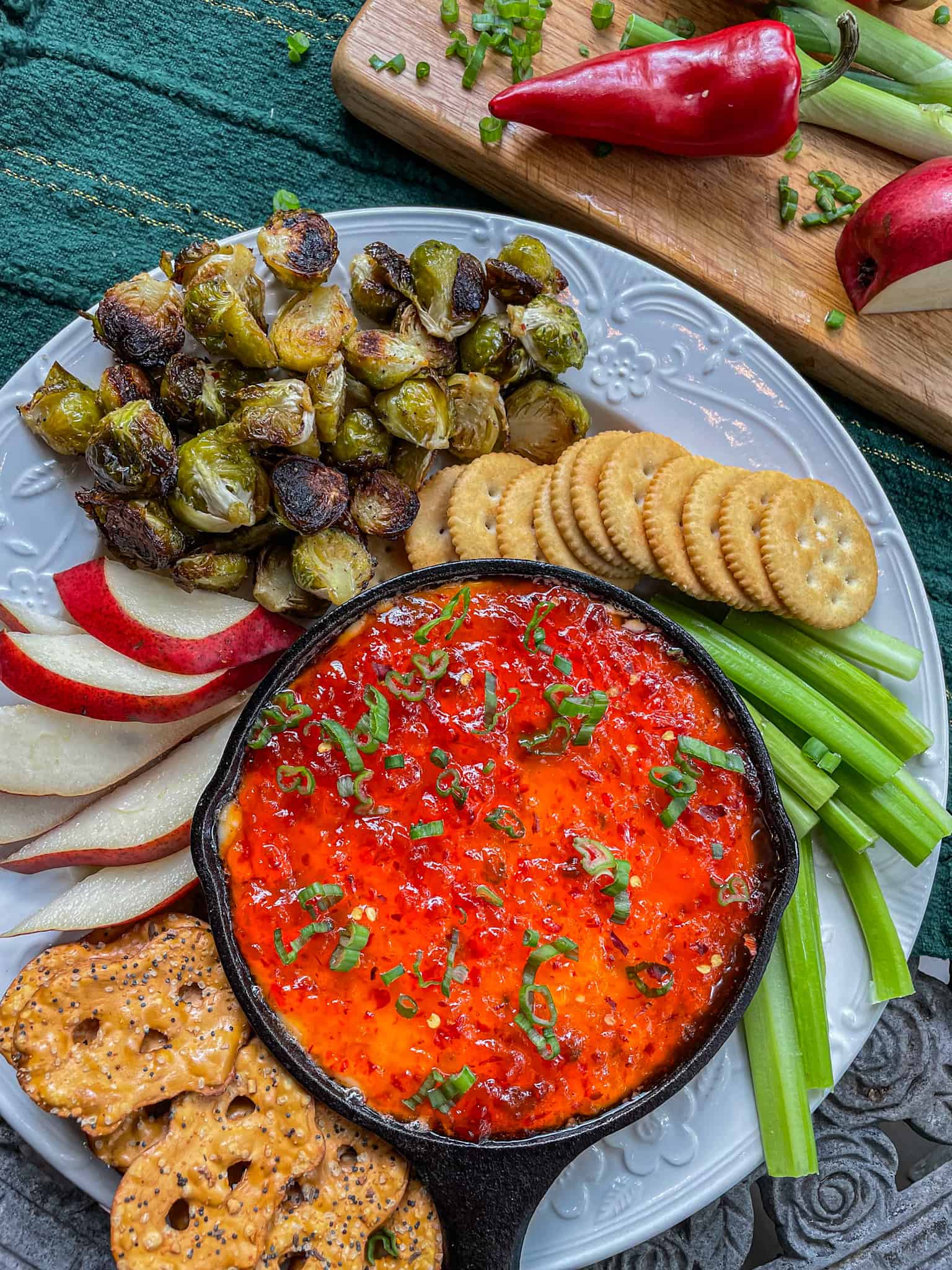 Baked Goat Cheese Spread with Pepper Jelly Beach Girl Grills